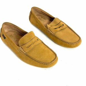 G H Bass Originals Davis Moc Driver Suede Loafer Shoe Sand Slip On Mens Size 7